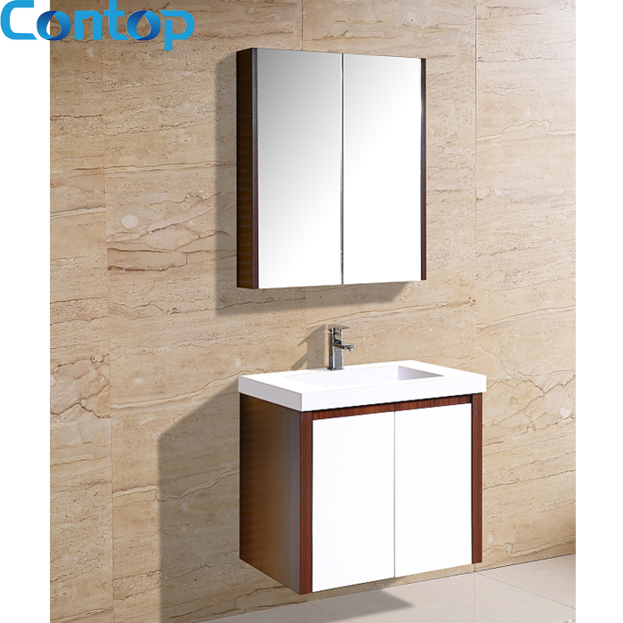 Quality bathroom solid wood modern cabinet C-031