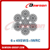 حبل أسلاك الفولاذ (6×31WS-IWRC)(6×36WS-IWRC)(6×41WS-IWRC)(6×49SWS-IWRC)، حبل سلك حقول النفط، حبل سلك فولاذي لحقول النفط