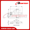 DS-WRL2 Serie DS-WRL4 Carros giratorios, Carros de transporte giratorios, Patines giratorios, Patines de transporte