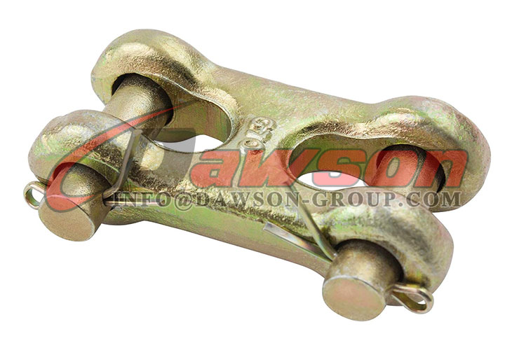 Eslab&oacute;n de horquilla doble, Eslab&oacute;n de reparaci&oacute;n de cadena de seguridad G70 Horquilla doble, L&iacute;mite de carga de trabajo de 11300 LBS, Remolque de eslabones de amarre de remolque de cami&oacute;n - Dawson Group Ltd. - Fabricante, f&aacute;brica de China