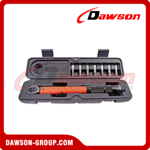 Chave de torque DSTDW1234 1/4 '' 5-25NM, ferramentas de aperto de tubo 