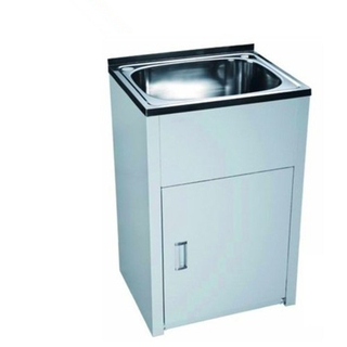 Australia standard stainless steel laundry cabinet laundry tub