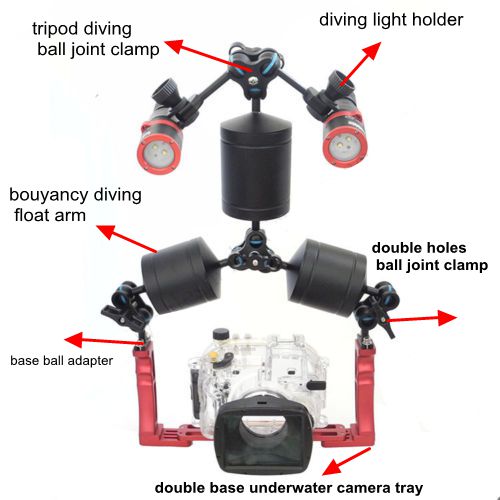 diving light arm system