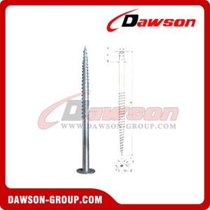 DSb19 F114 × 2000 × 220 Earth Auger F Série Ground Pile