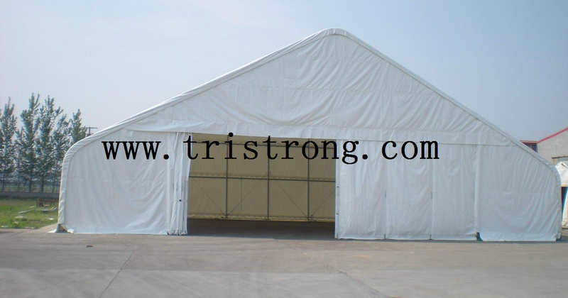 20m Wide Trussed Frame Shelter, Super Strong Tent, Workshop (TSU-6549)