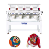 Hot Sell Britex BR-1504 Four 4 Heads 15 Needles Dahao 4 Head Embroidery Machines Computerized T Shirt Embroidery Machine