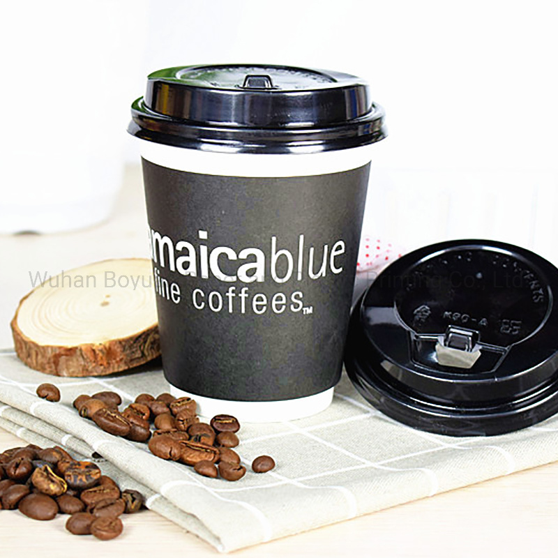 China Manufacturer Customized Printed Disposable Double Wall Coffee Paper Cup