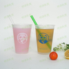 High-Quality of Disposable Coffee Drinks Plastic PP Cups Smoothies Fruit Tea