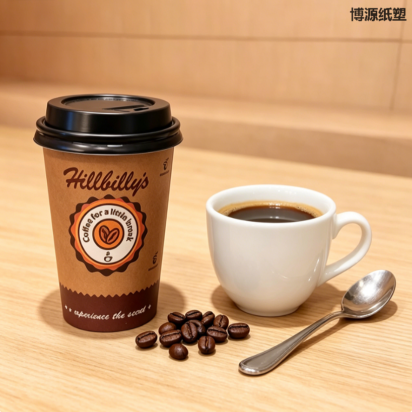 Food Grade Single-layer Disposable Paper Cups, Fully Degradable Environmental Protection Cups, Factory Direct Supply, Diversified Dimensions, Custom Production Supported.