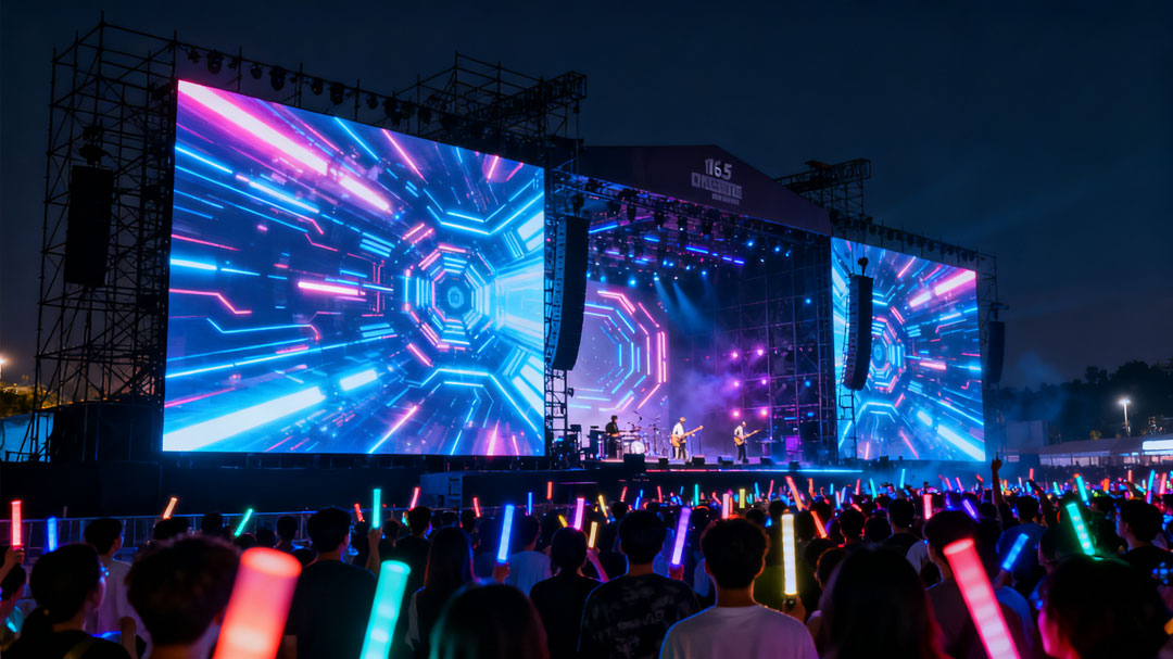 Rental LED video walls for events Vermietung von LED-Videowänden für Veranstaltungen