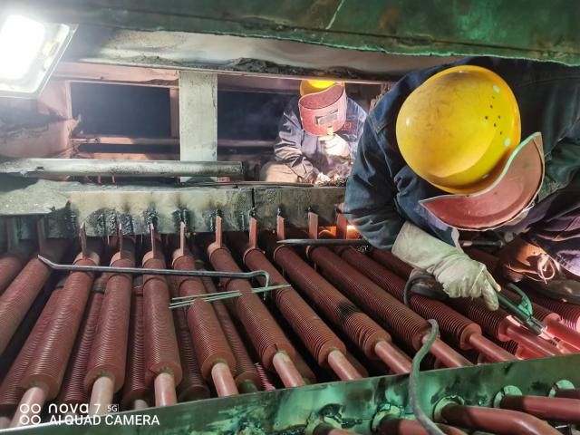 AQC boiler pipeline welding
