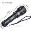 Waterproof 800 Lumen Aluminium Flashlight for Diving