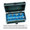 Woodruff keyseat cutter set