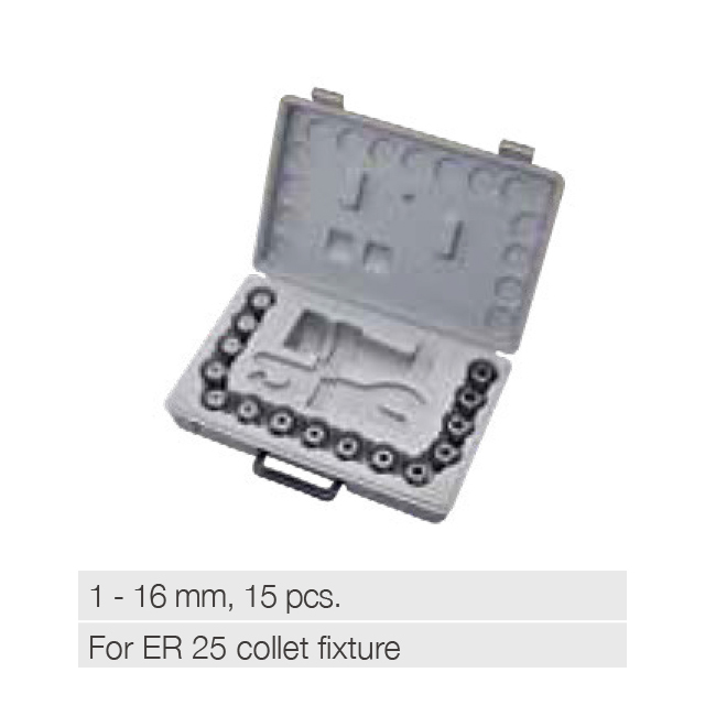 ER 25 round hole collets set