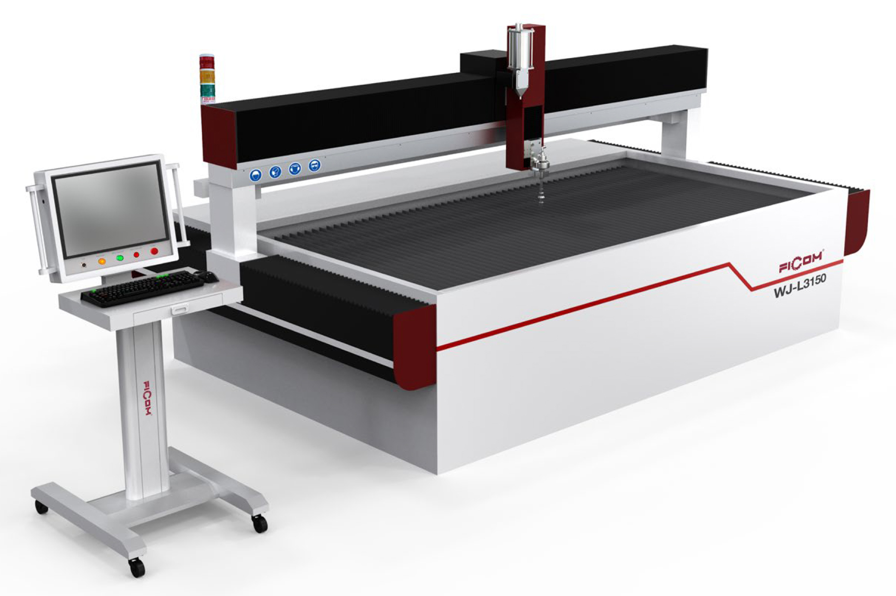 Gantry Type-L CNC Water-Jet Cutting Machine for Precision Manufacturing