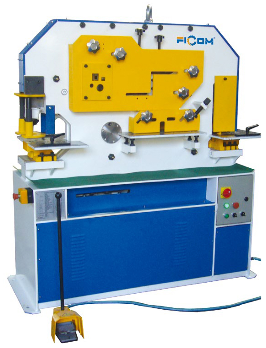 Hydraulic Iron Worker for Structural Steel Fabrication