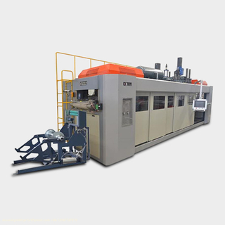 Three Working Station Full Servo Motor High Speed Thermoforming Machine