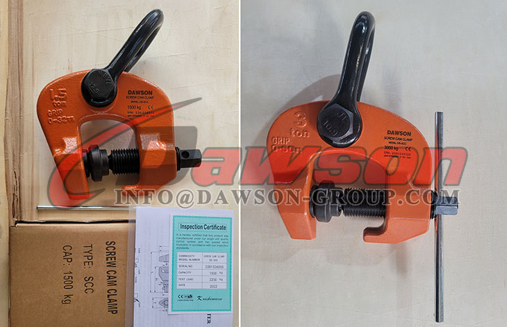 DS-SCC タイプ ユニバーサル シャックル タイプ ボルト リフター スクリュー カム リフティング クランプ - Dawson Group Ltd. - 中国メーカー
