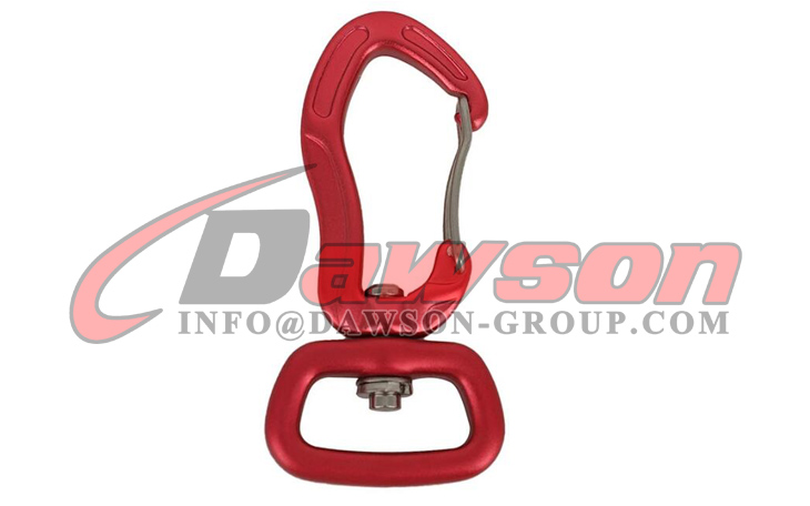 DSJ-A1350U+D Алюминиевый поворотный карабин, Проволочный карабин для блокировки дверей 7075 Авиационный алюминий для поводка для собак - Dawson Group Ltd. - Китайский поставщик, завод