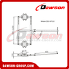 Carro tándem serie DS-WTL6 DS-WTL12 para cargas pesadas, plataforma rodante tándem, carros de transporte