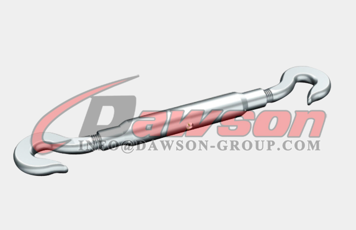 Tensor de tubo de acero DIN 1478 con gancho y gancho, Ganchos de tensor DIN 1478 - Dawson Group Ltd. - Fabricante, proveedor de China