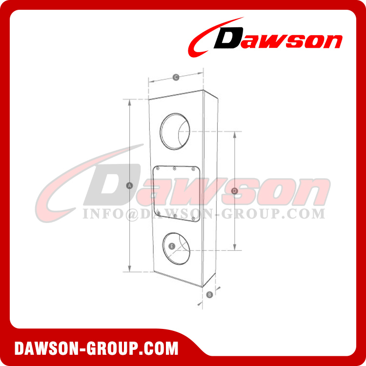 DS-LC-SW7 Enlace de carga, básculas de grúa y dinamómetros Célula de carga de tensión, enlace de carga ideal para escala de grúas