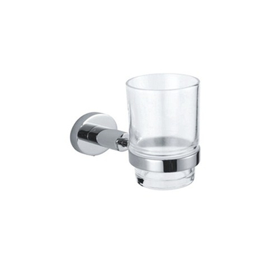 Bathroom Accessories Brass Tumber Holder with Glass Cup