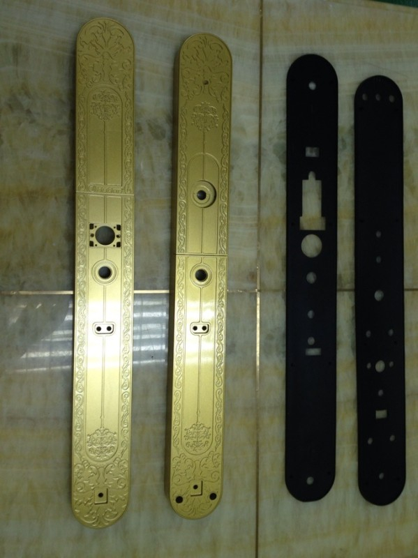 CNC machining metal prototype with surface finishing