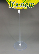 C034 Plastic POP Sign Price Tag Card Display Clips Holder Stands H245mm Good Quality