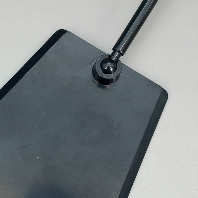 C026 Plastic POP Foldable Sign Price Tag Card Display Clips Holder Stands H157mm In Black Good Quality