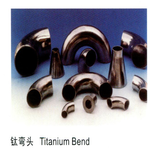Titanium connector bend-elbow bend pipe