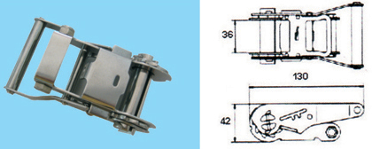 ステンレススチール製ラチェットバックル