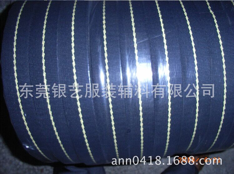 防火阻燃耐高温，耐磨耐切割，强拉力芳纶短纤织带
