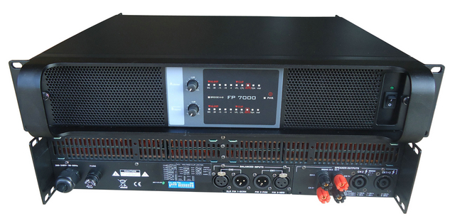 FP7000 2-канальный профессиональный аудио усилитель мощности