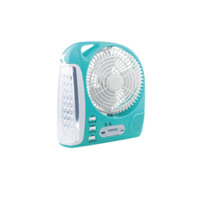 8 inch dc solar rechargeable fan
