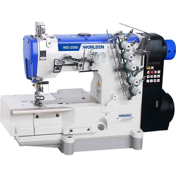 WD-2500D-01CB Direct Drive Flat-Bed Interlock Sewing Machines