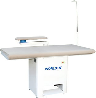 WD-TP-B4 Automatic Foot Jog Switch Ironing Table Rocker Suction Vacuum Ironing Board with Tube and Iron