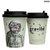 8oz/10oz/12oz/16oz/20oz/24oz Custom Logo Printed Biodegradable Disposable Paper Cups Hot Coffee Cups Tea Cups Double/Single Wall Kraft Paper Cups with Lid