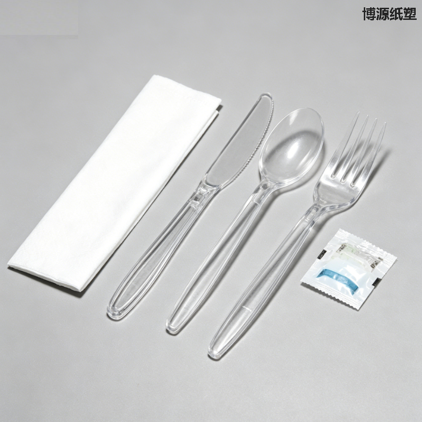 Premium Food-Grade Disposable Plastic Cutlery Set, Sturdy & Break-Resistant Knives Forks Spoons with Custom Logo Printing Available