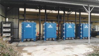Electrochemical dirt emission reduction equipment. Semi-automatic series SX-EDE-S-100