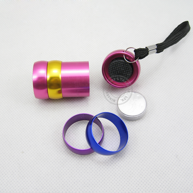  Colorful Body 6 LED Flashlight 