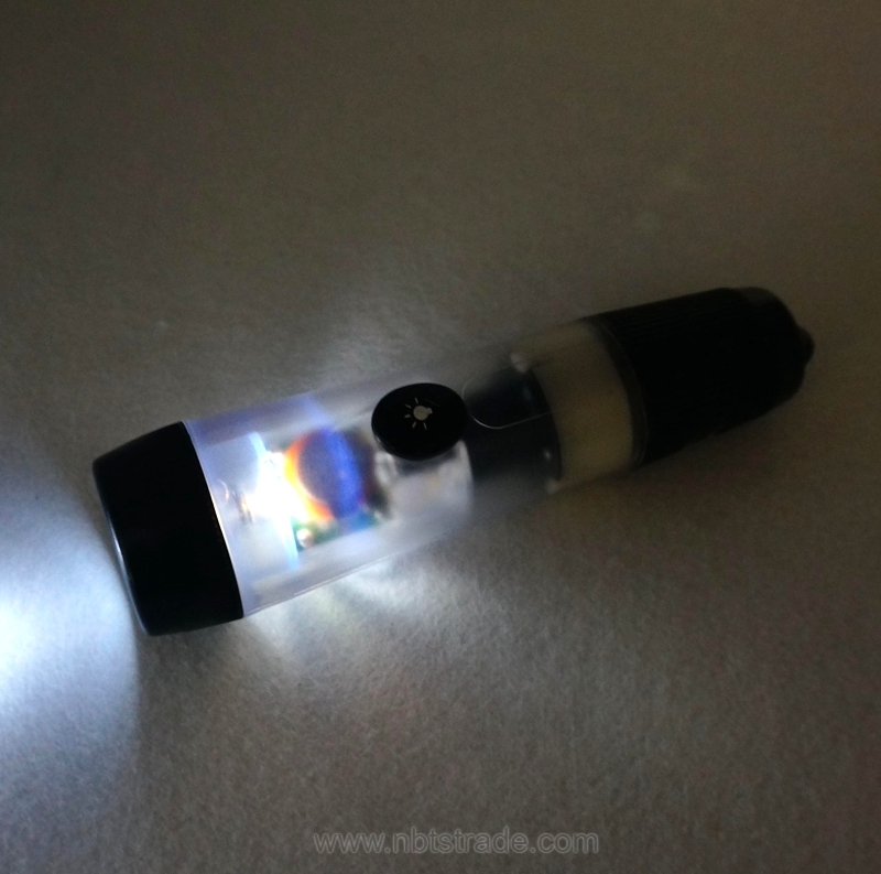 Emergency Survival Tool Faraday Flashlight IP44 Rated LED Dynamo Torch ABS Lamp 