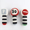 Hand Knitted traffic sign