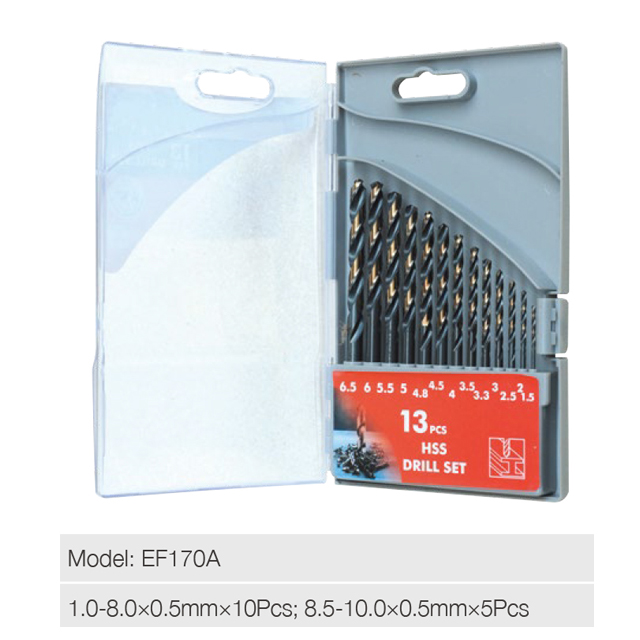 170PCS HSS Twist Drill Set