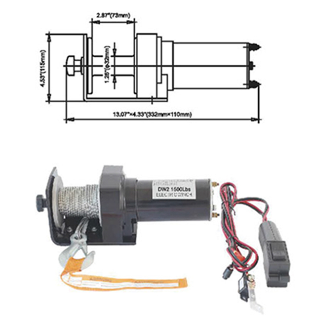 DW1500 Electric Winch Series