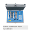 Indexable end mills set