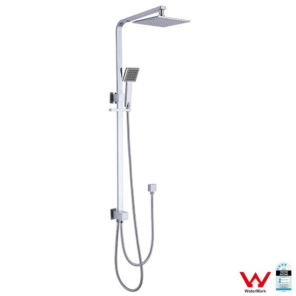 Australia Standard WELS Approval Brass Square Rain Shower Colunm Set