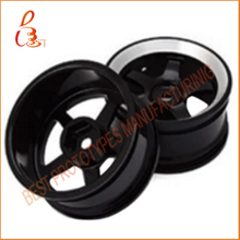 auto parts car wheel rim rapid prototype by cnc machining