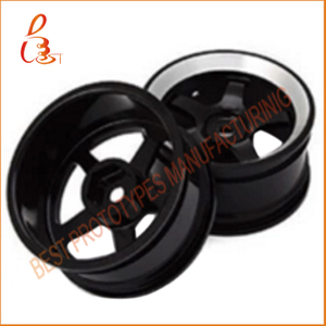auto parts car wheel rim rapid prototype by cnc machining