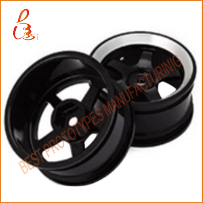 auto parts car wheel rim rapid prototype by cnc machining